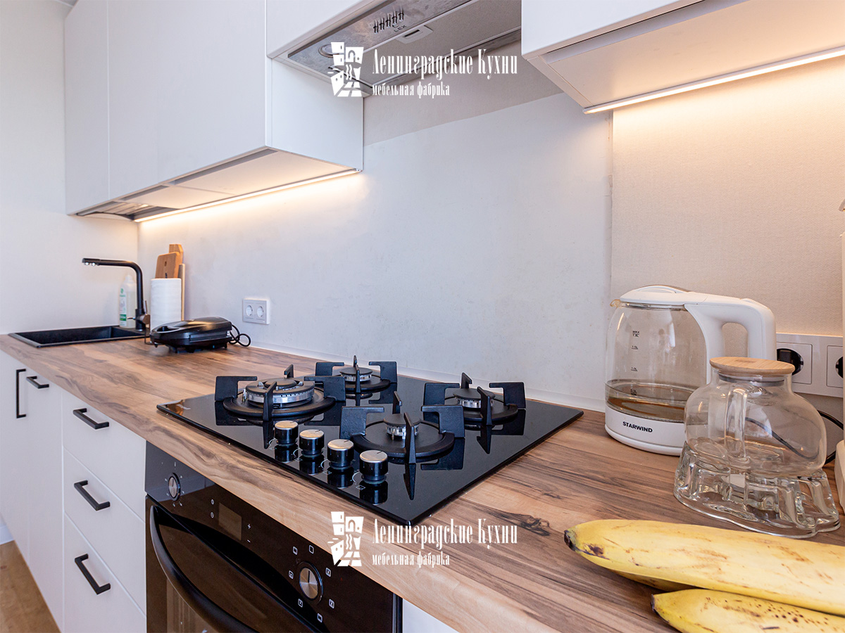 Кухня Клавдия белая из МДФ, фото